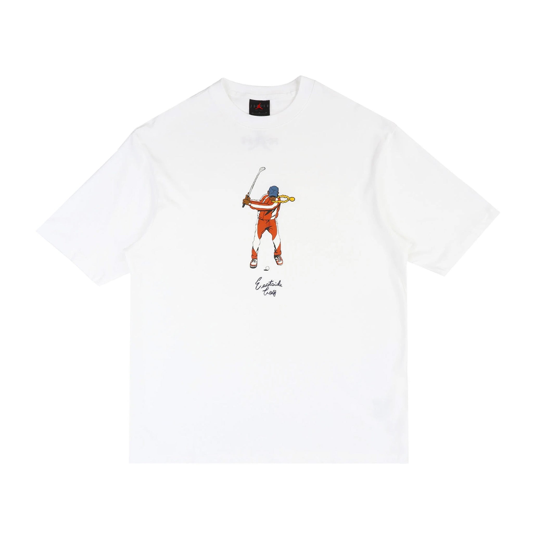 Jordan x Eastside Golf Tee - White FRONT | Australia New Zealand