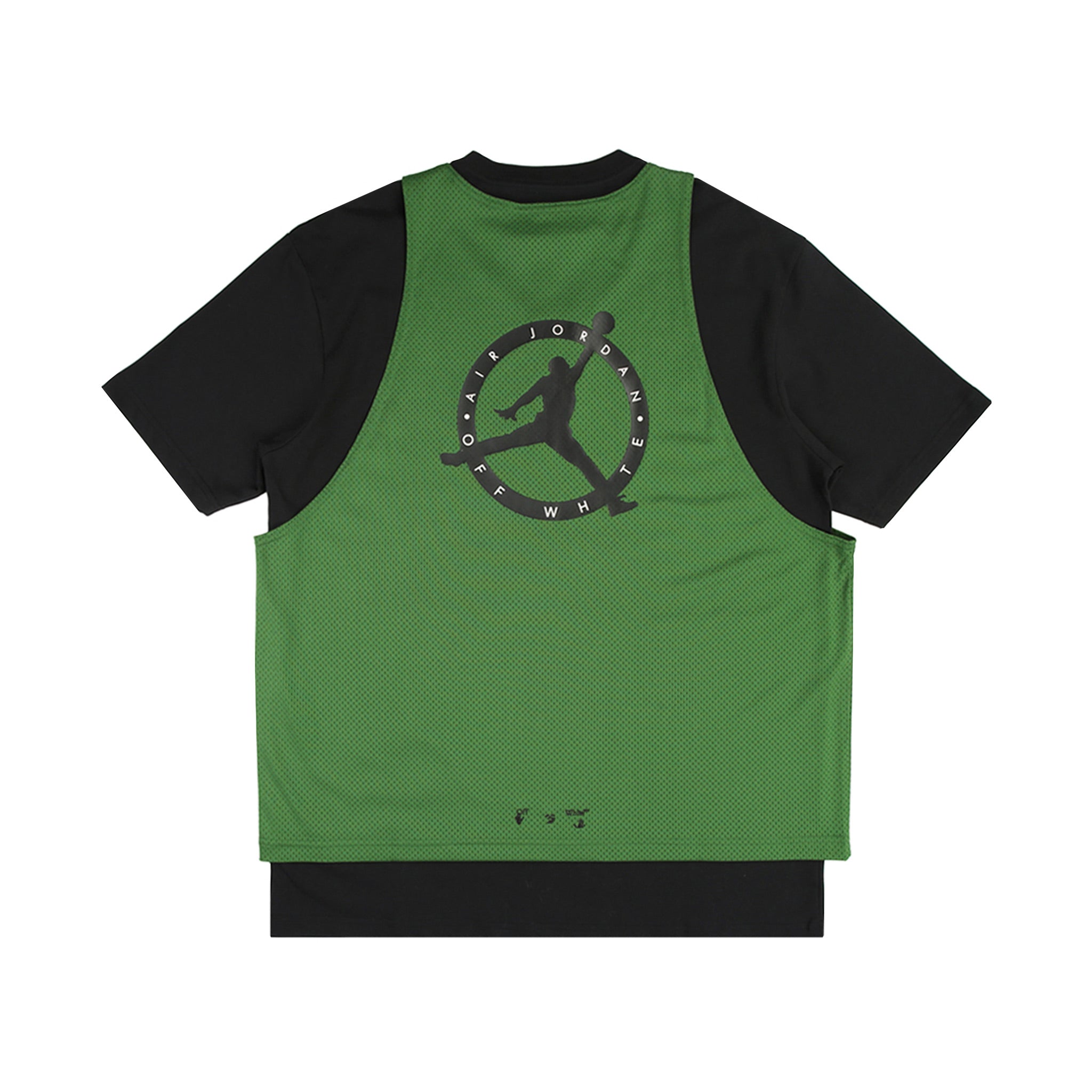 Jordan x Off White SS Jersey Tee - Forest Green/ Black BACK | Australia New Zealand