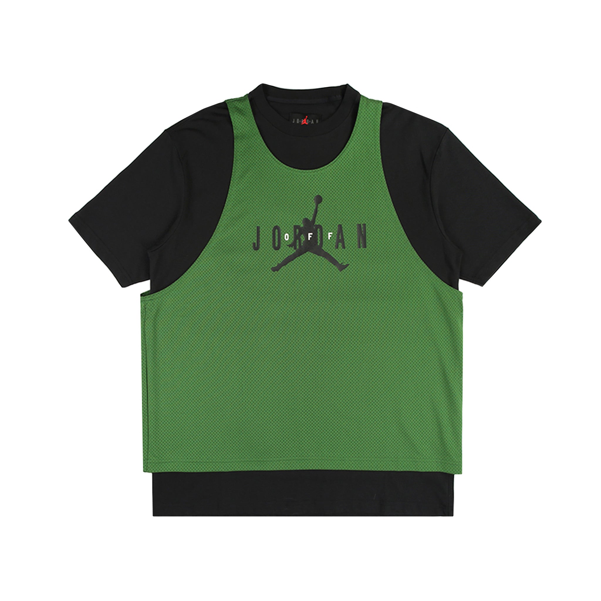Jordan x Off White SS Jersey Tee - Forest Green/ Black FRONT | Australia New Zealand