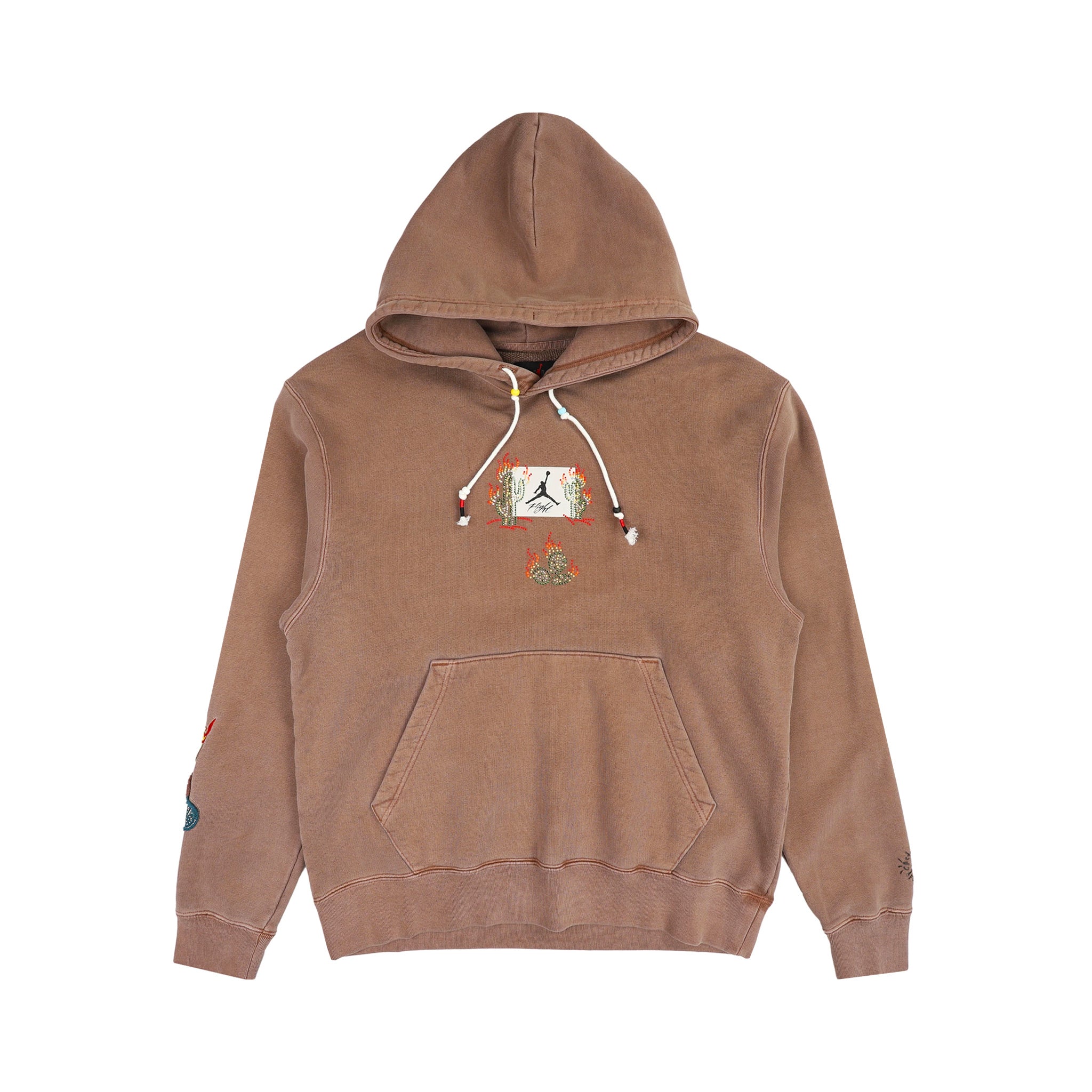 Jordan x Travis Scott Flight Hoodie - Archaeo Brown FRONT | Australia New Zealand