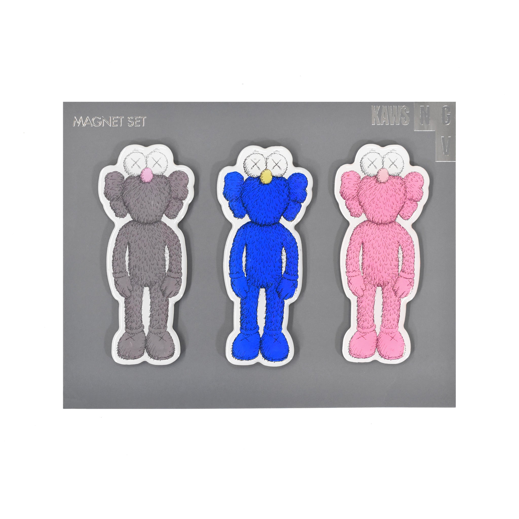 KAWS x NGV BFF Magnet Set - Multi | Points Streetwear Store | Brisbane