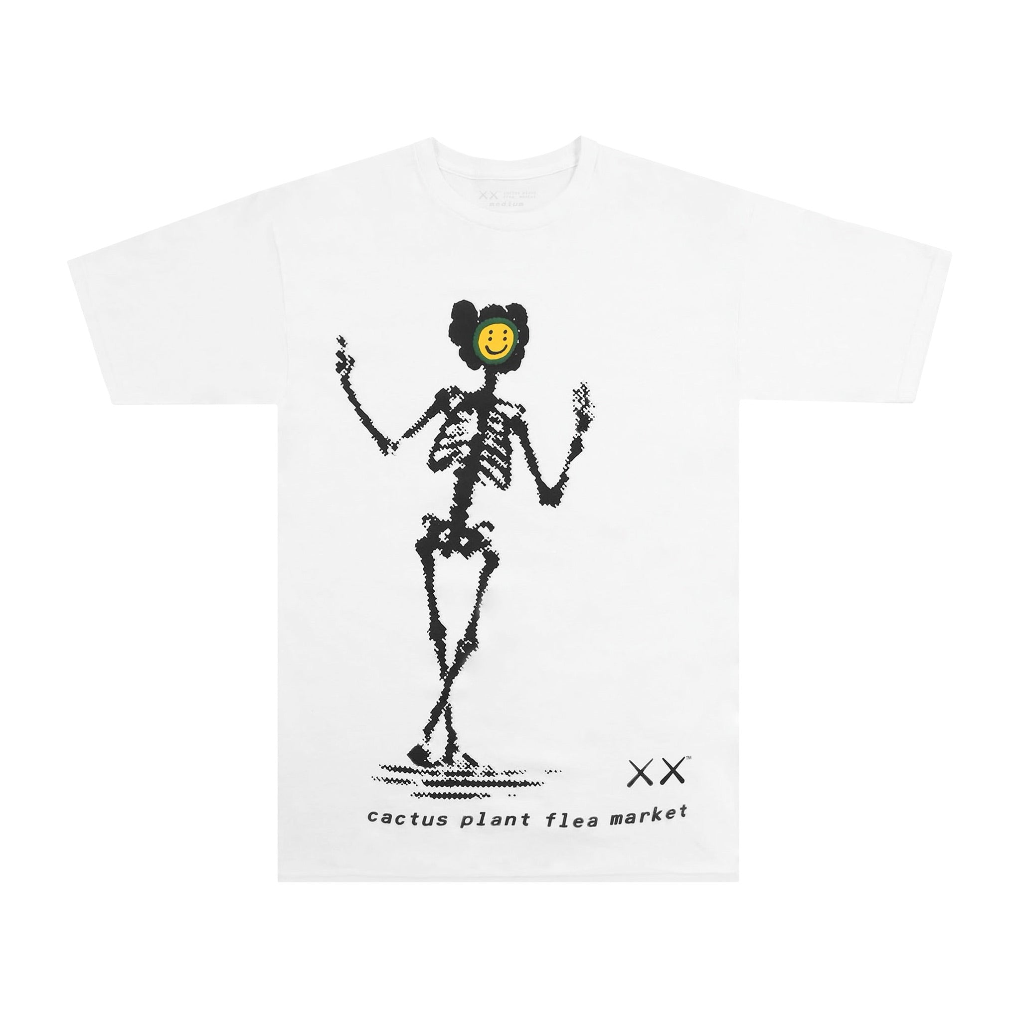 KAWS x Cactus Plant Flea Market CPFM Tee - White | Australia New Zealand