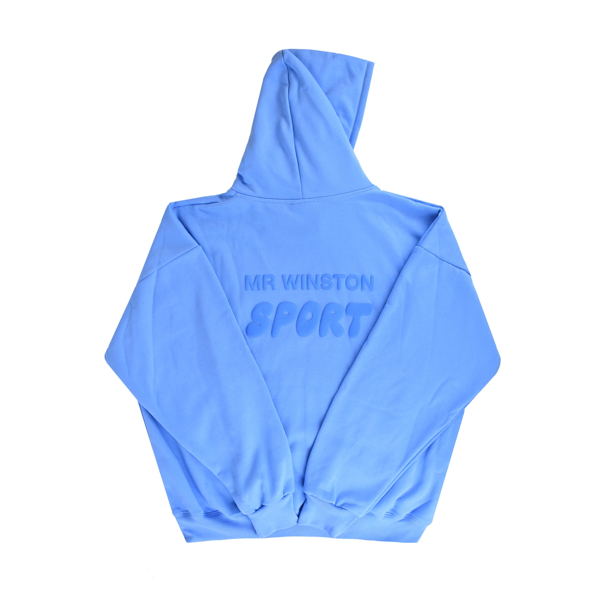 Mr Winston Co. Vintage Puff Hooded Sweat - Blueberry BACK | Australia New Zealand