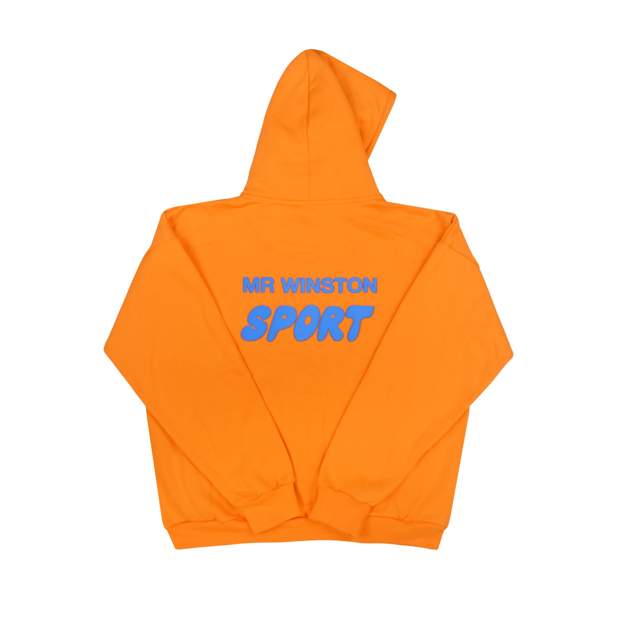 Mr Winston Vintage Puff Hooded Sweat BACK - Orange Summer Edition | Australia New Zealand