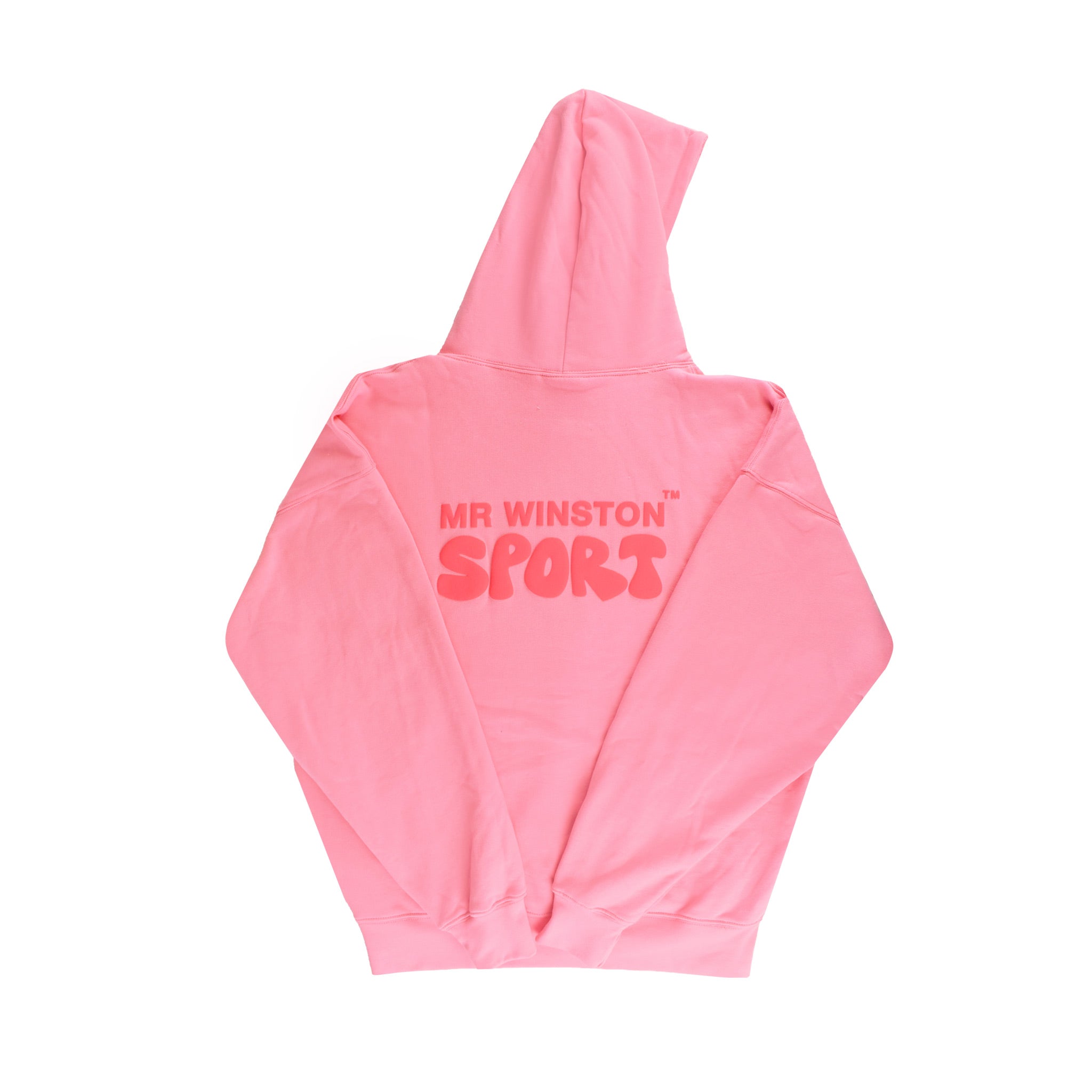 Mr Winston Co. Puff Hooded Sweat - Vintage Pink BACK | Australia New Zealand