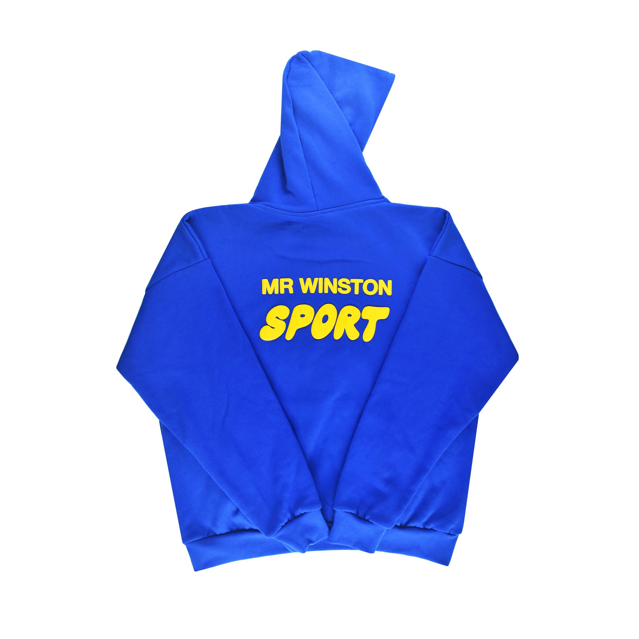 Mr Winston Co. Vintage Puff Hooded Sweat BACK - Royal Blue | Australia New Zealand