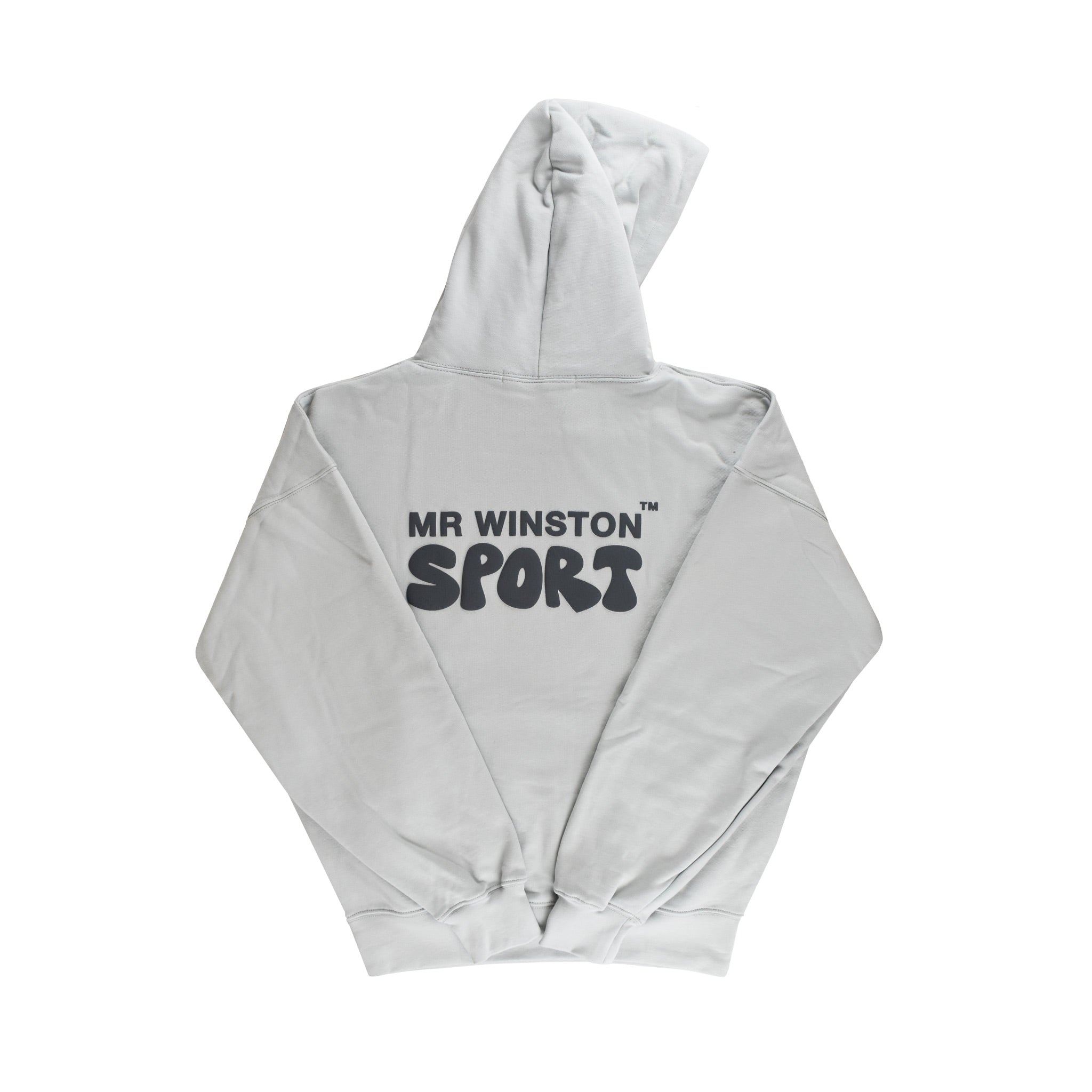 Mr Winston Co. Puff Hooded Sweat - Soft Grey Back | Australia New Zealand