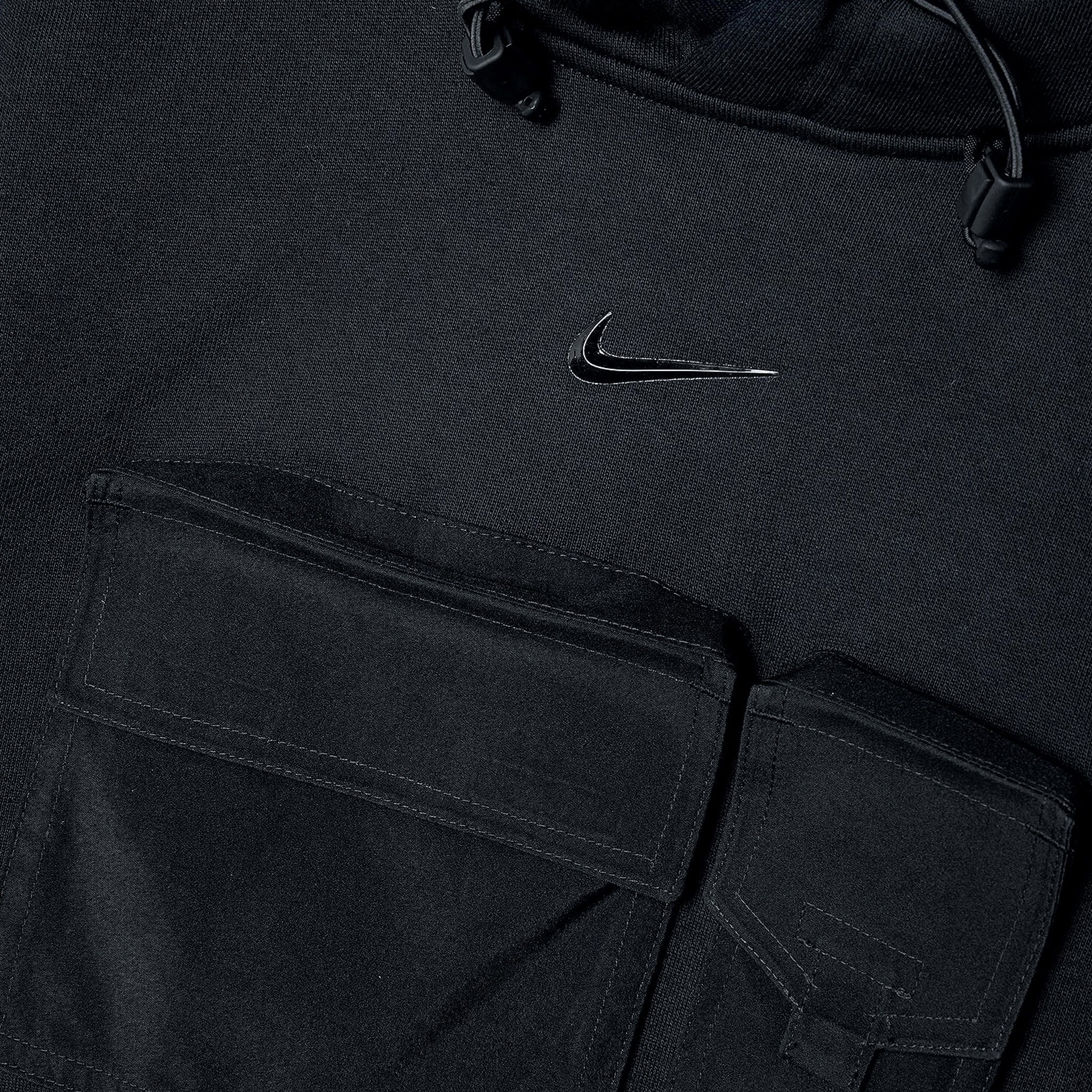 Nike x Drake Nocta II NRG Tech Hoodie - Black Close Up Details DA3991-010 | Australia New Zealand