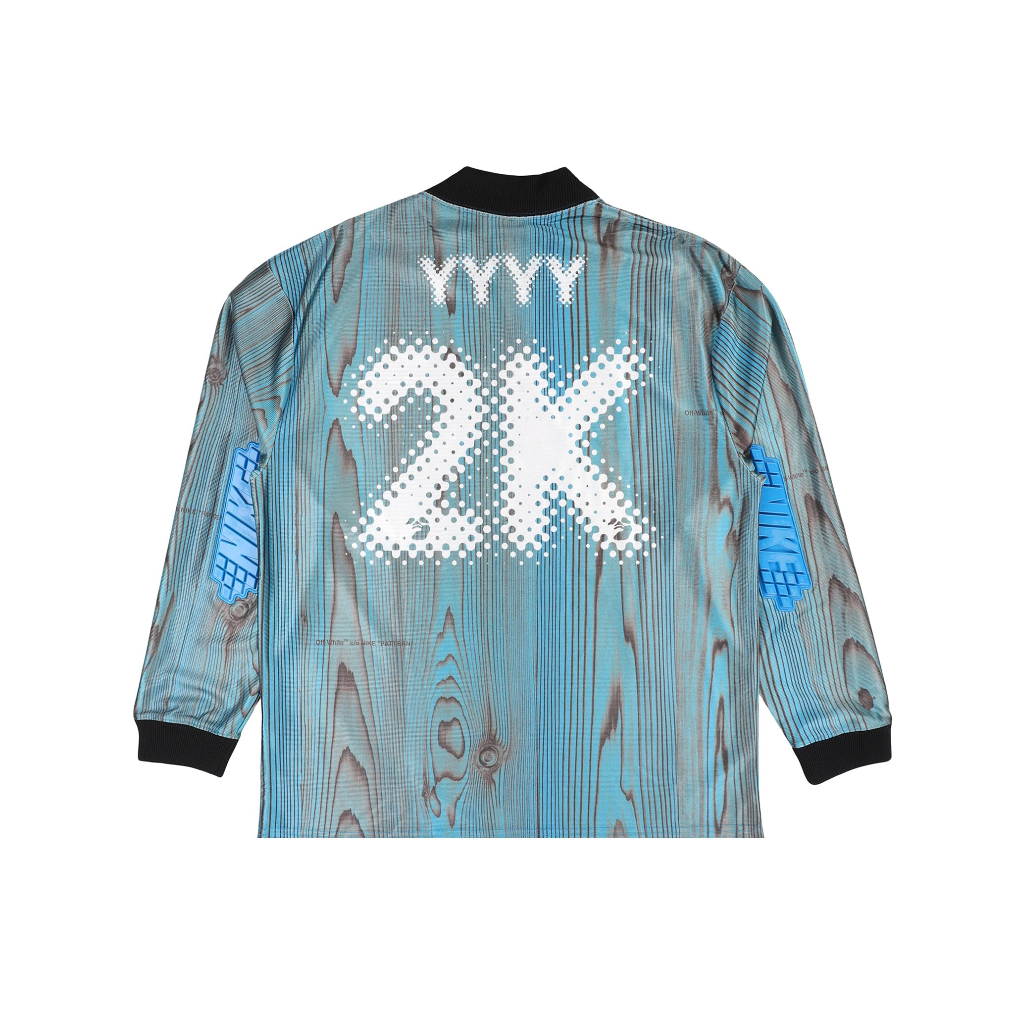 Nike x Off-White 001 Soccer Jersey - Imperial Blue BACK | Australia New Zealand