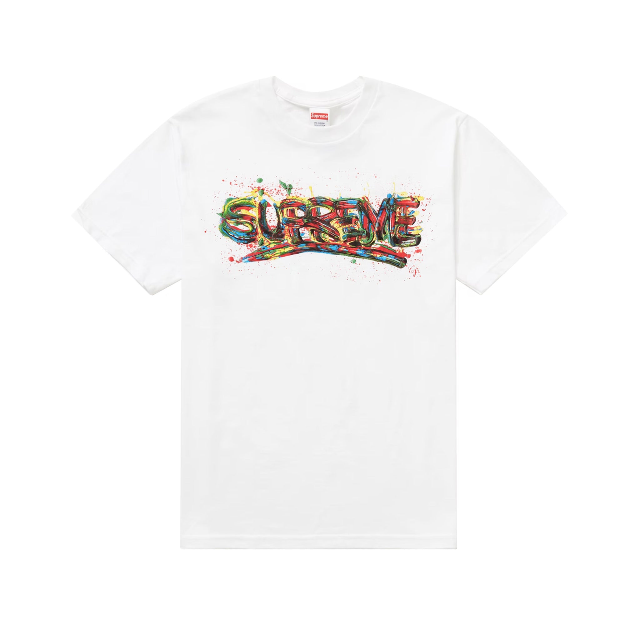Supreme Paint Logo Tee - White | Australia New Zealand