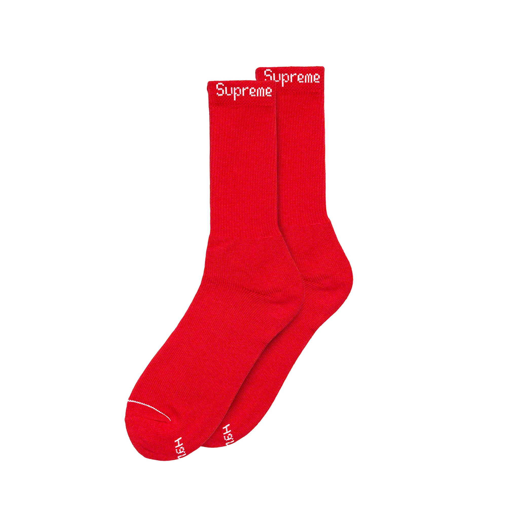 Supreme x Hanes Crew Socks - Red | Australia New Zealand