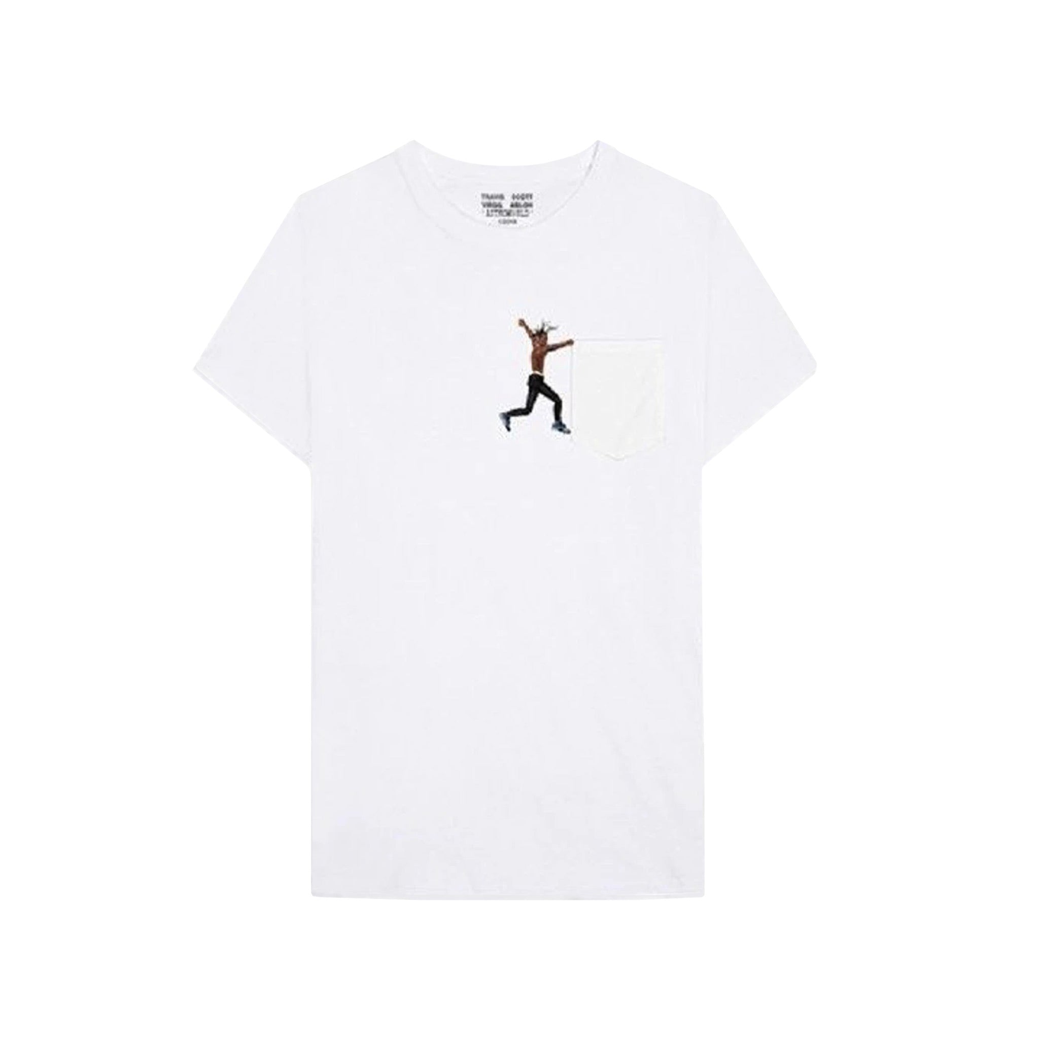 Travis Scott x Virgil Abloh By A Thread Tee - White (Cactus Jack Version) FRONT | Australia New Zealand