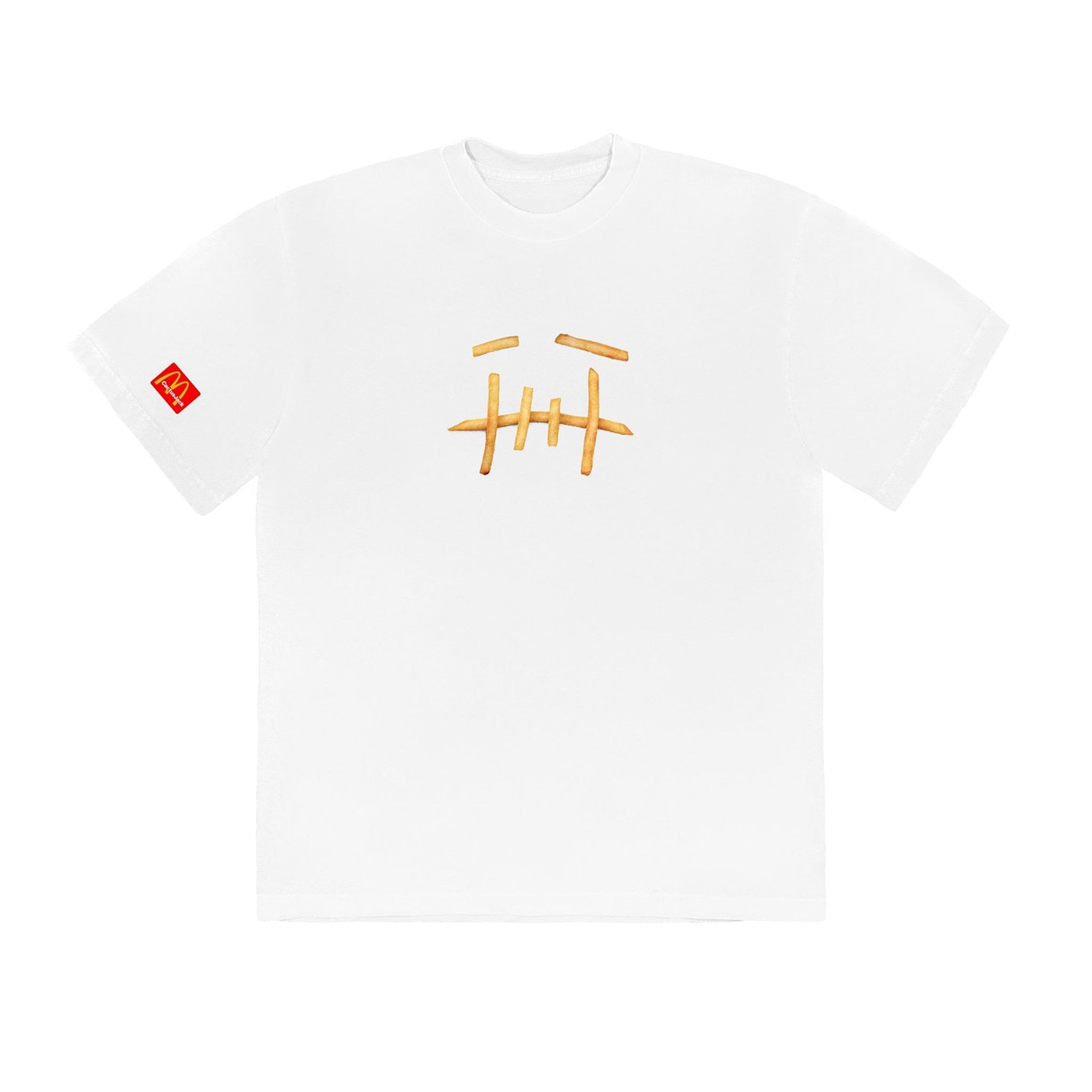 Travis Scott x McDonald's Fry T Shirt - White | Points Streetwear