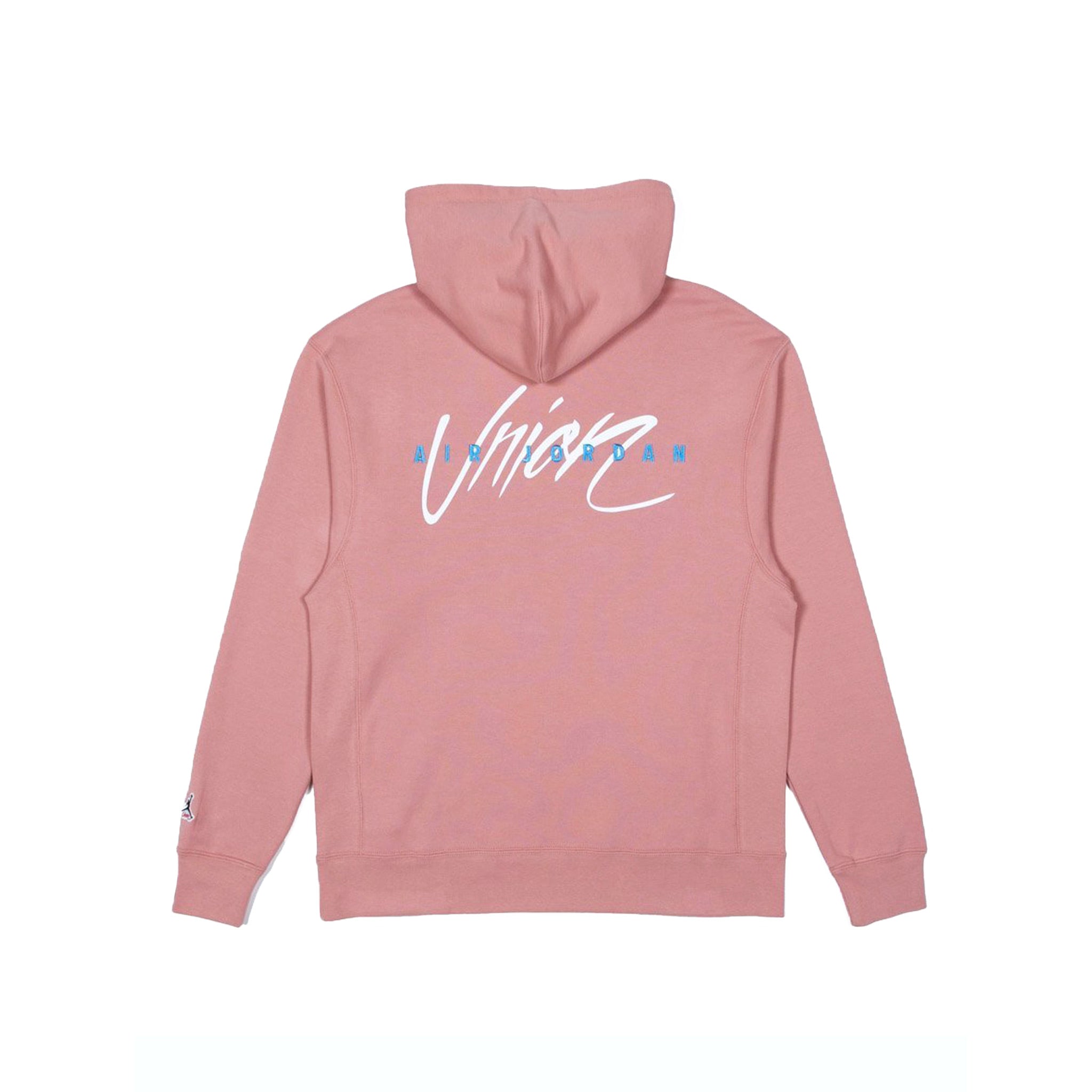 Union LA x Jordan Reverse Dunk Hoodie - Rust Pink Back | Australia New Zealand