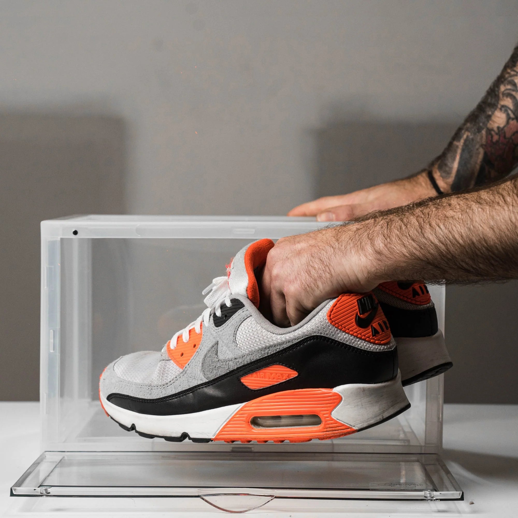 The Sneaker Laundry Side Drop Shoe Box - Clear | Australia New Zealand FRONT