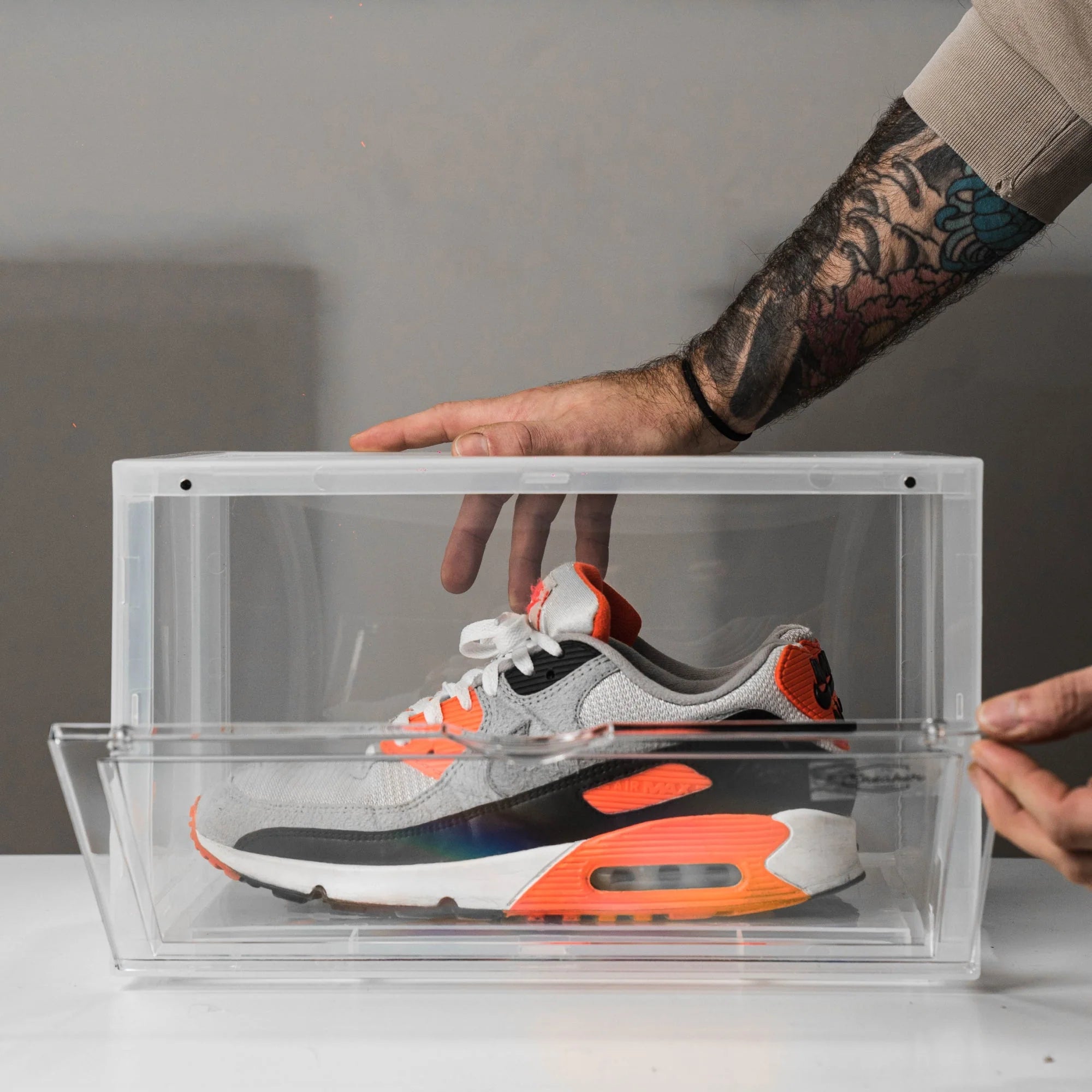 The Sneaker Laundry Side Drop Shoe Box - Clear | Australia New Zealand SIDE