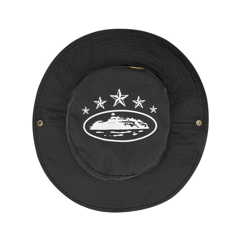 Corteiz 5 Starz Guerillaz Bucket Hat – Black TOP | Australia New Zealand