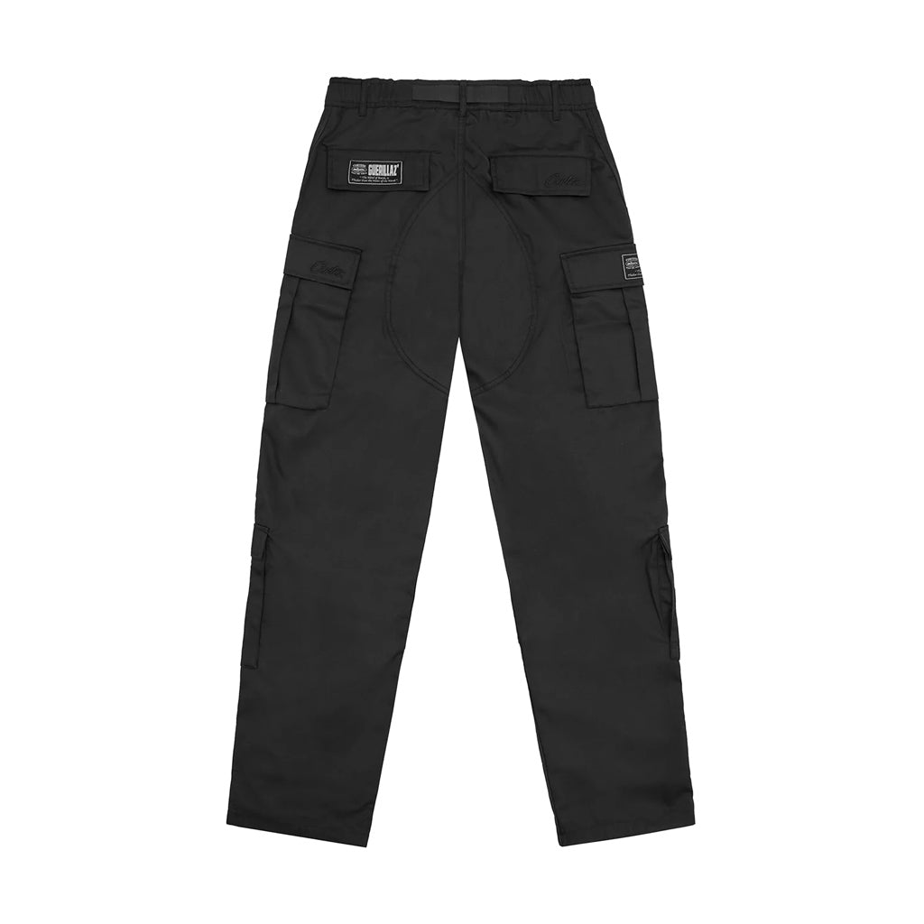 Corteiz Guerillaz Cargo Pants – Black | Australia New Zealand BACK