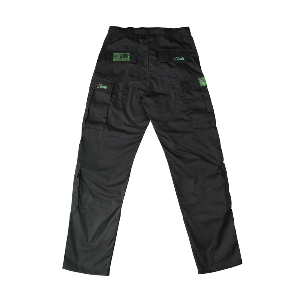 Corteiz Guerillaz Cargo Pants – Green / Black | Australia New Zealand BACK