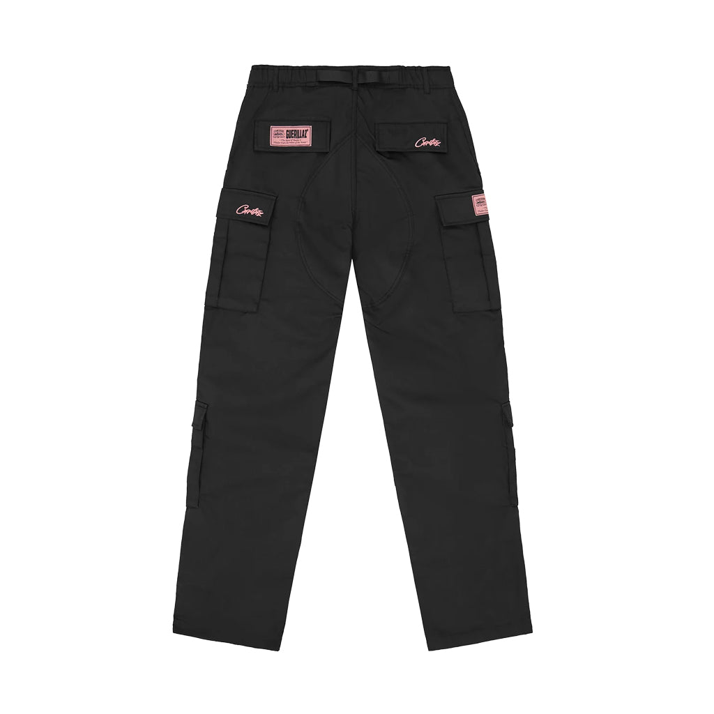Corteiz Guerillaz Cargo Pants – Pink / Black | Australia New Zealand BACK 