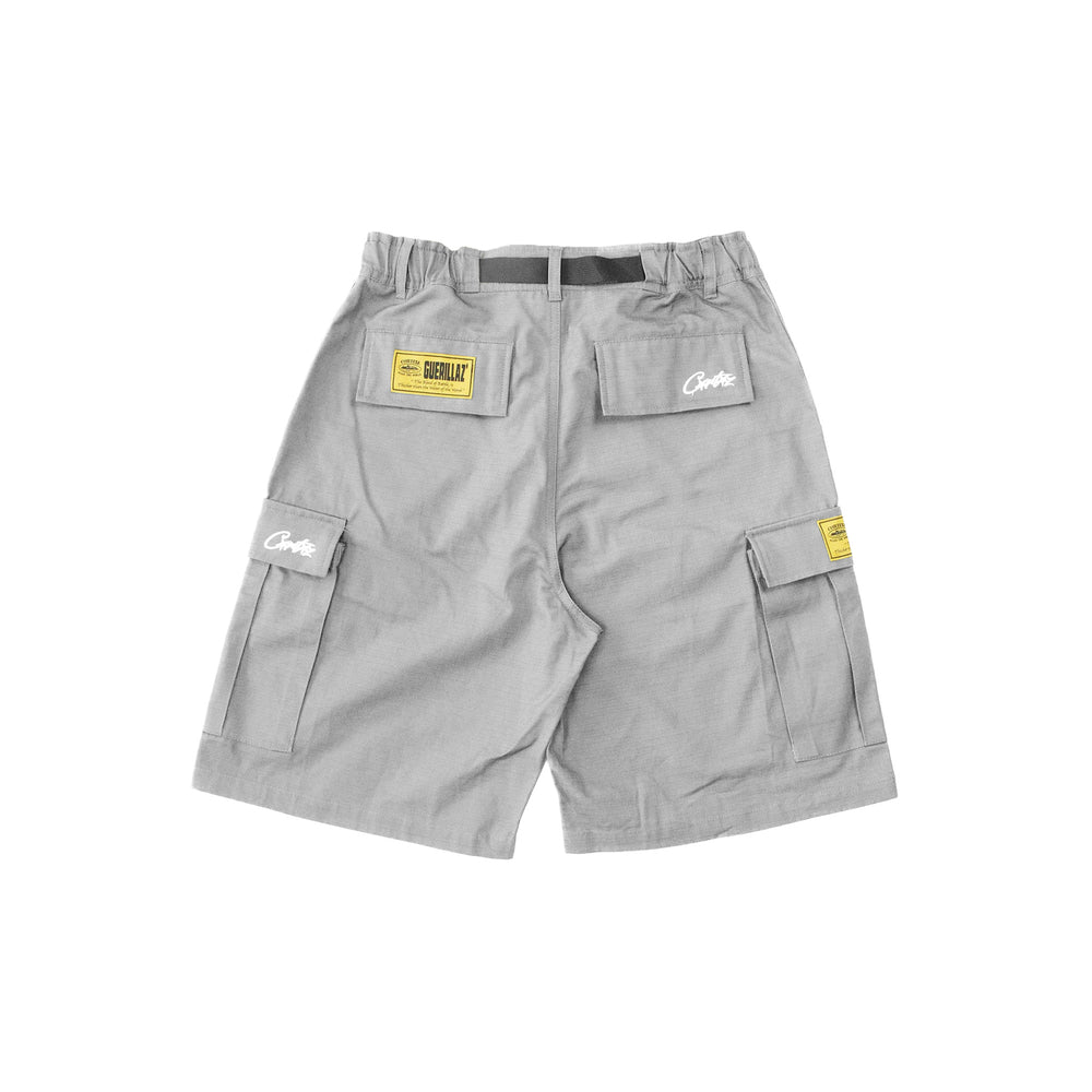 Corteiz Alcatraz Cargo Shorts Grey Points Streetwear Store Brisbane