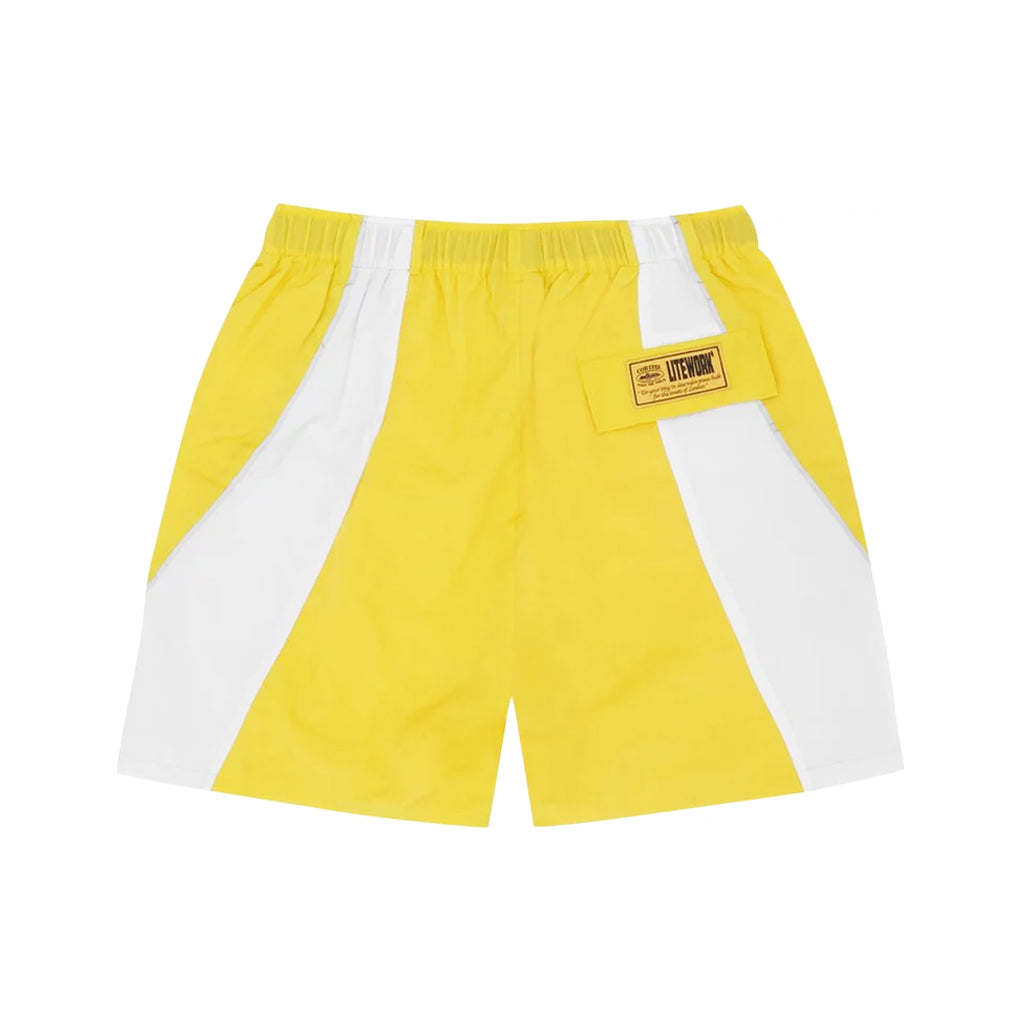 Corteiz Litework Spring Shorts - Yellow | Australia New Zealand BACK