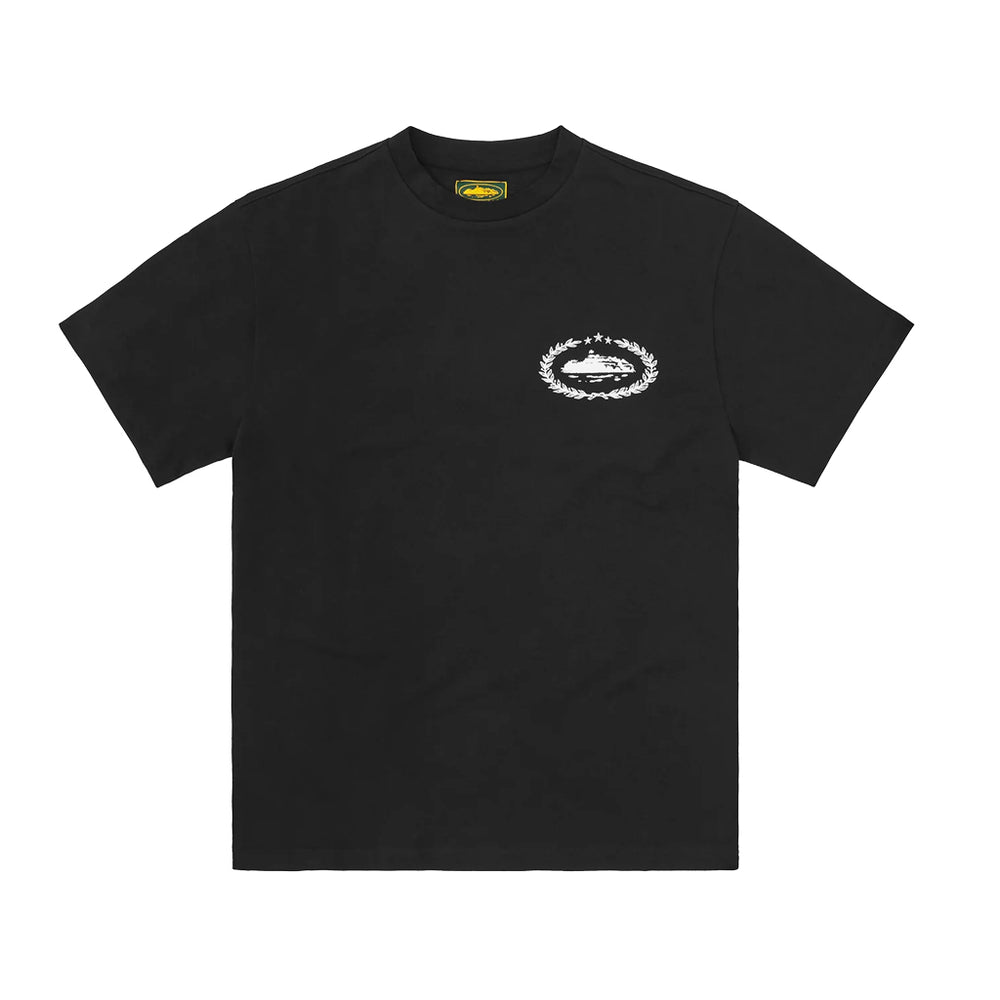 Corteiz Royale Heavyweight Tee – Black | Points Streetwear Store | Brisbane