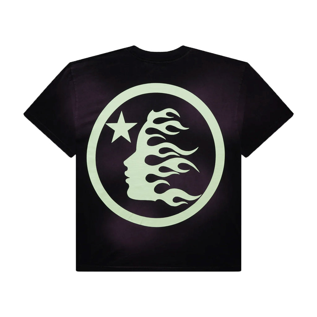 HELLSTAR Glow In The Dark Sports Logo Tee - Purple | Australia New Zealand BACK
