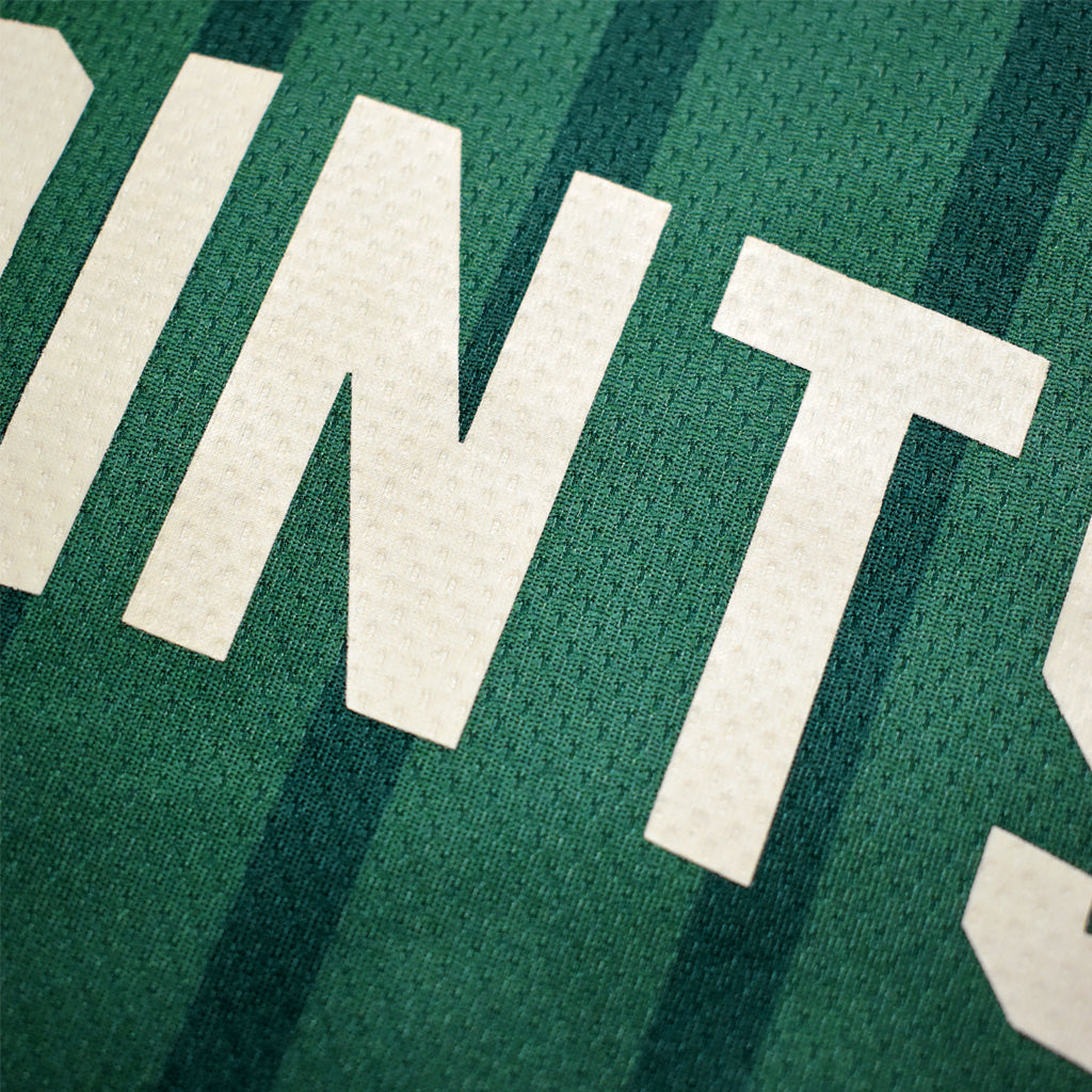 Points Cropped Football Jersey - Green | Australia New Zealand Screen Printed Logo