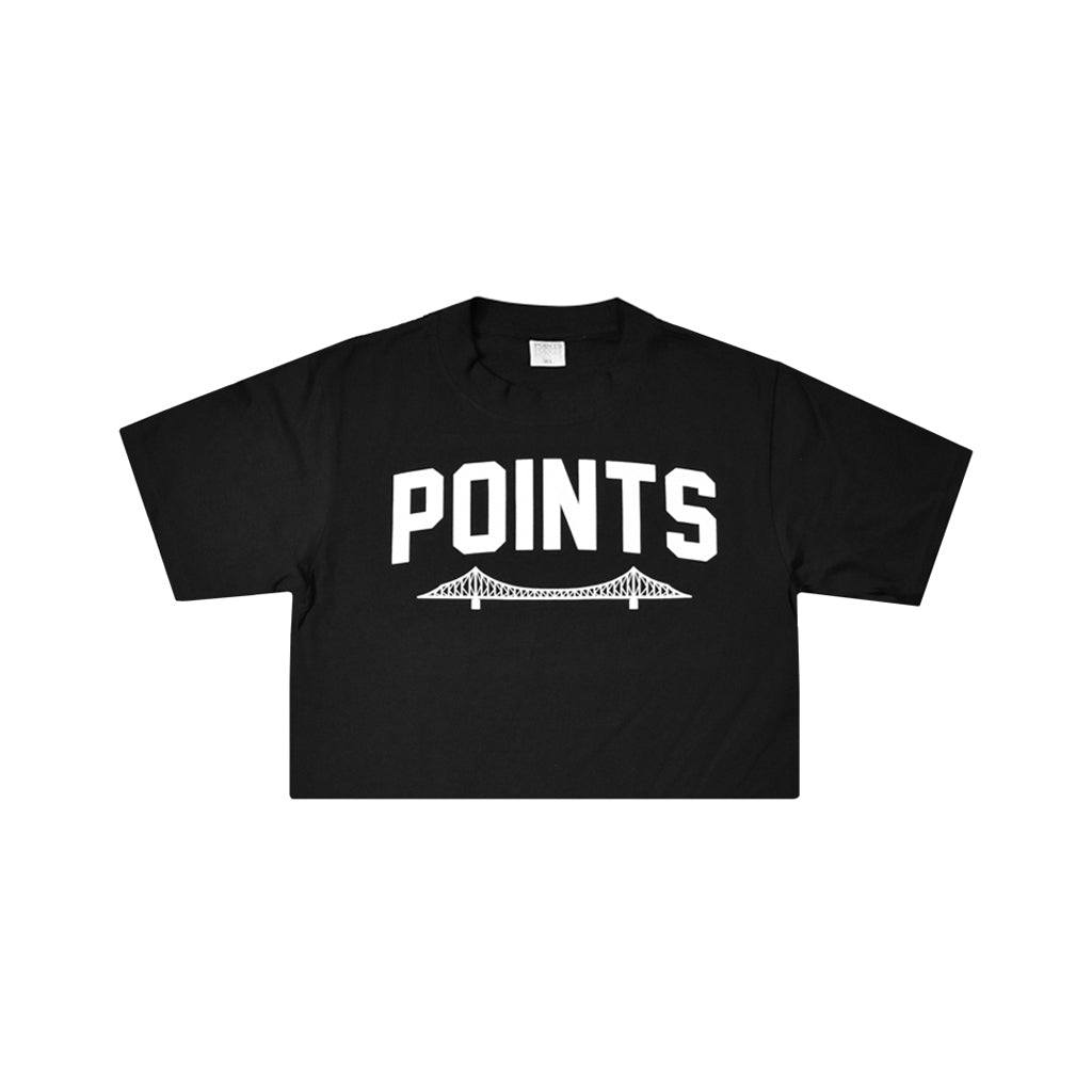 Points For The City Cropped Tee - Black