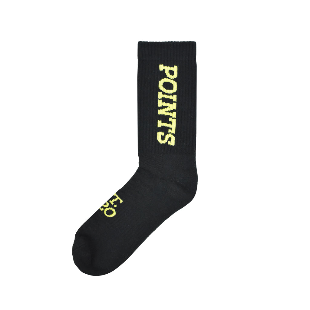Points Sport Socks [Custom Dyed] - Lemon