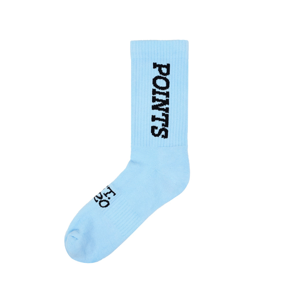 Points Sport Socks [Custom Dyed] - Sky Blue