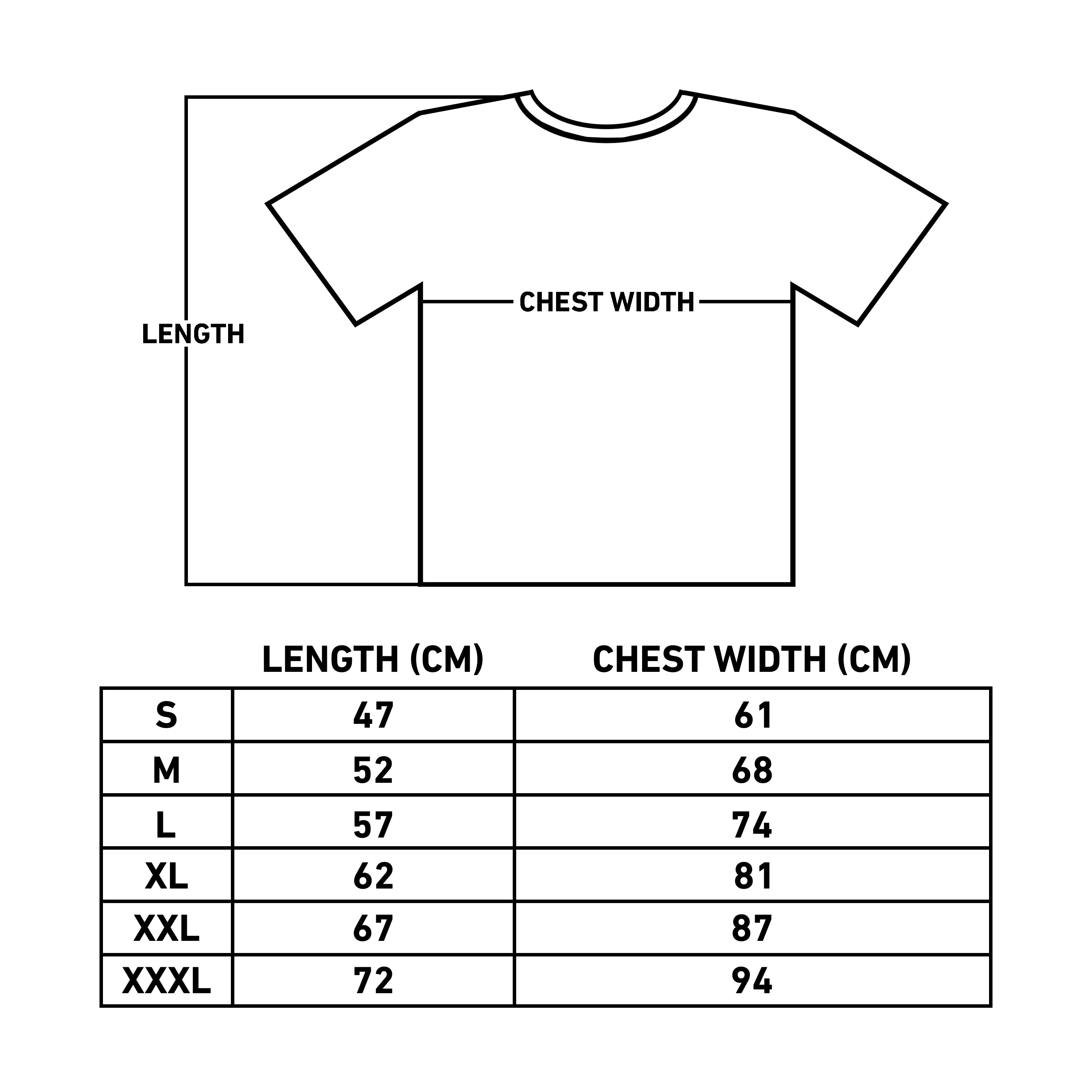 Points x Bad Behaviour Tee - Black | Australia New Zealand SIZE GUIDE