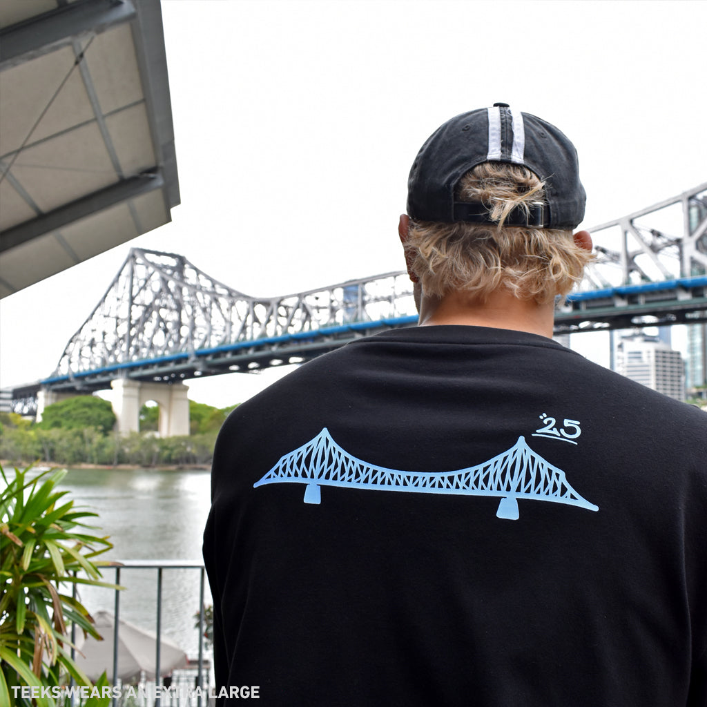 Points x AM Social Tee - Black BACK Australia New Zealand BACK MENS