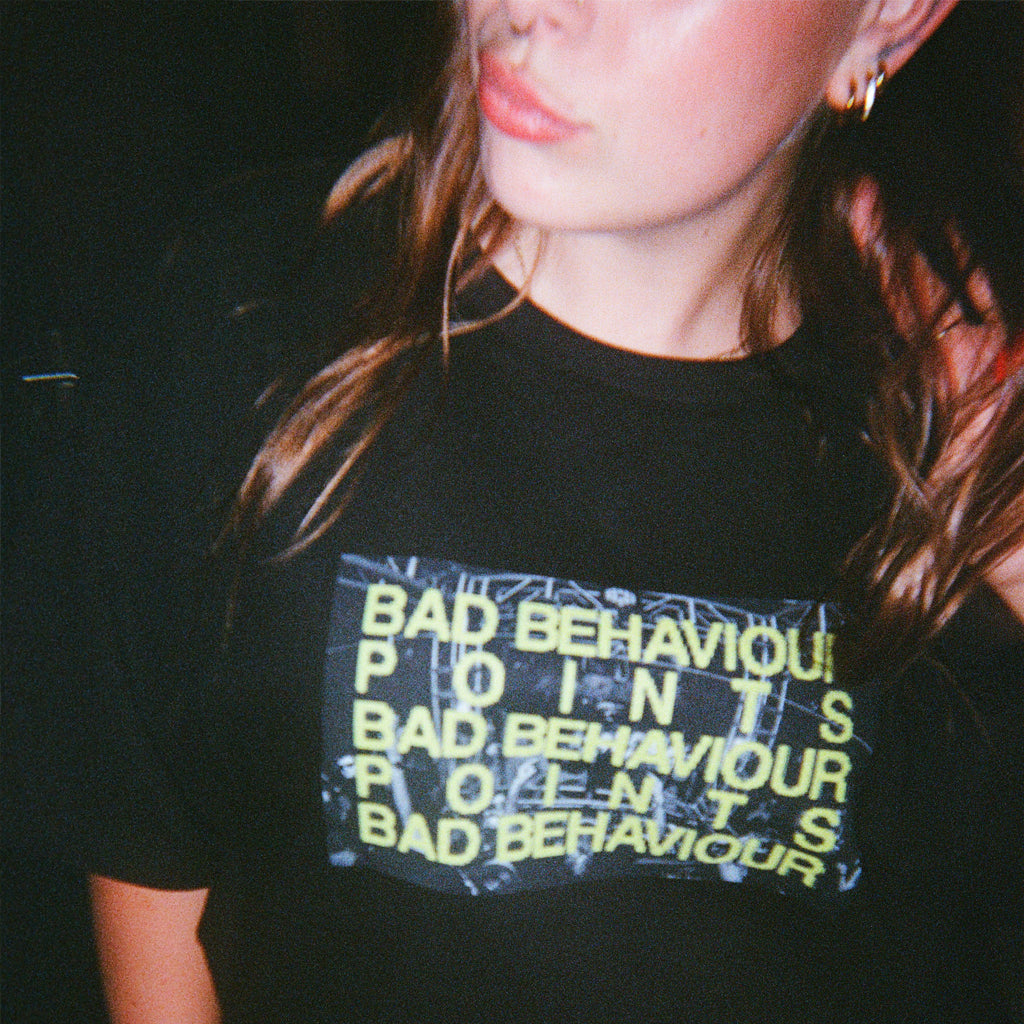 Points x Bad Behaviour Tee - Black | Australia New Zealand CLOSE UP