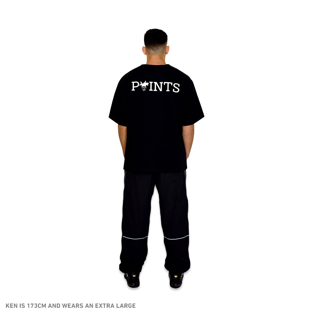 Points x Baskwa Tee - Black BACK ON BODY