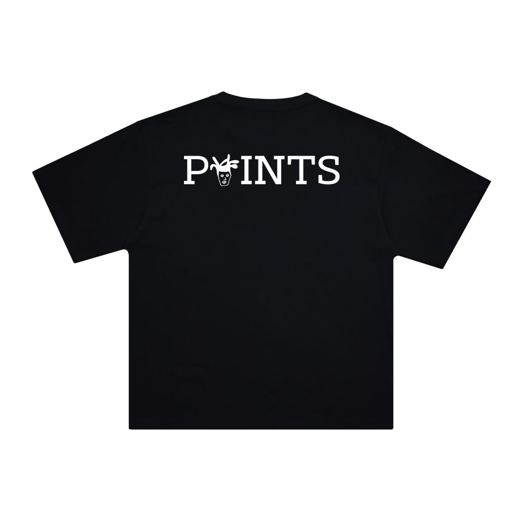 Points x Baskwa Tee - Black FRONT