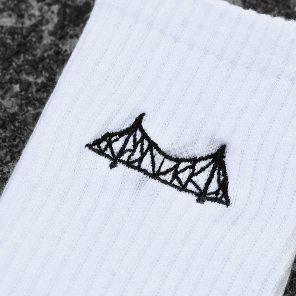 Points x AM Social Socks - White | Australia New Zealand  Story Bridge