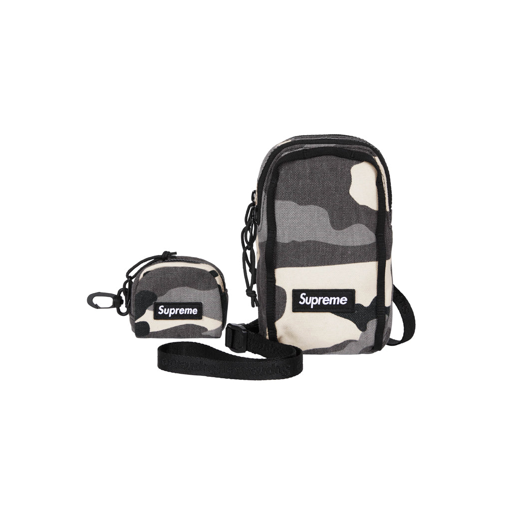 Supreme small zip pouch wallet Camo Supreme Zip Pouch Supreme X