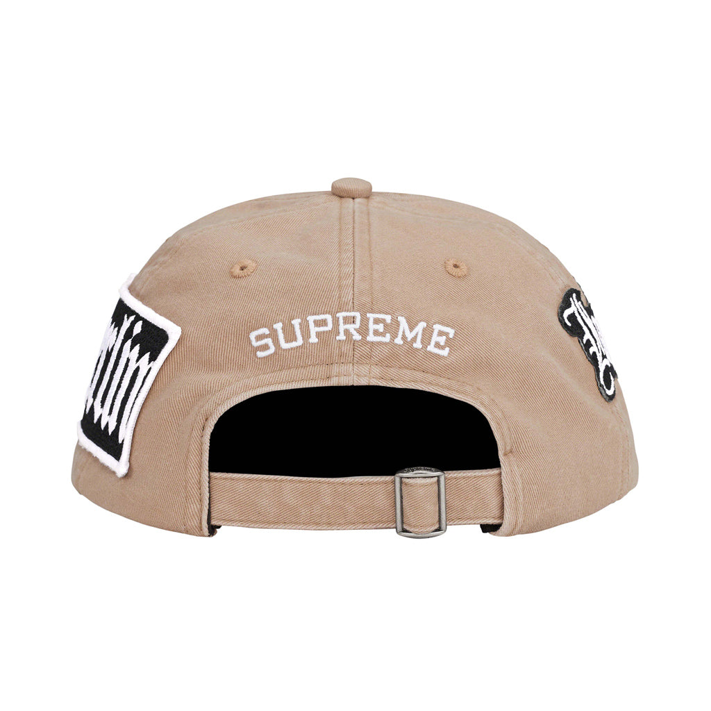 Supreme City Patches 6 パネル キャップ - カーキ |ポイント