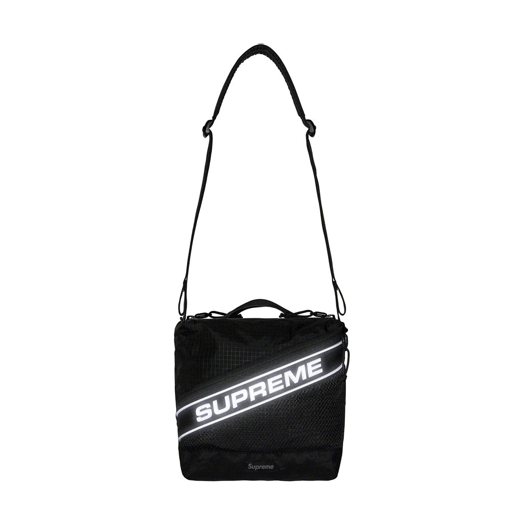 Supreme 3D Logo Shoulder Side Bag - Black / Silver | Australia New Zealand 3m