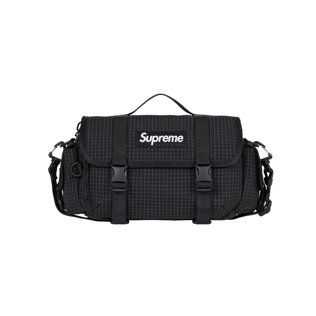 Supreme Mini Duffle Bag SS24 - Black | Australia New Zealand FRONT