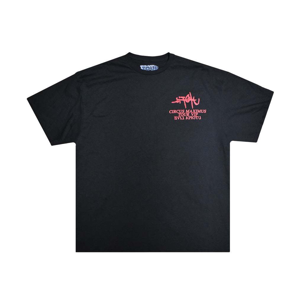 Travis Scott Circus Maximus Australian Tour 2024 Tee - VIP Exclusive | Australia New Zealand FRONT
