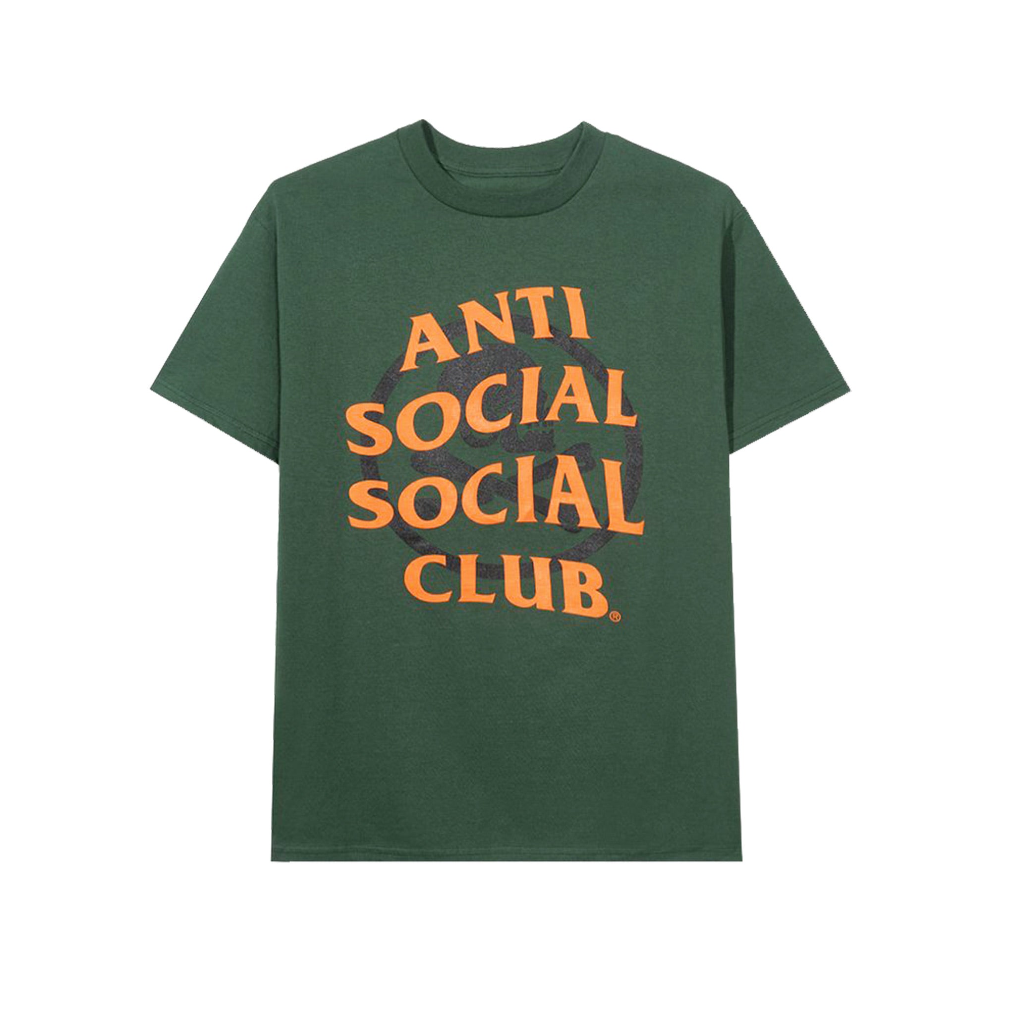 ASSC Anti Social Social x Neighborhood Cambered Green - T Shirt Front | Australia New Zealand