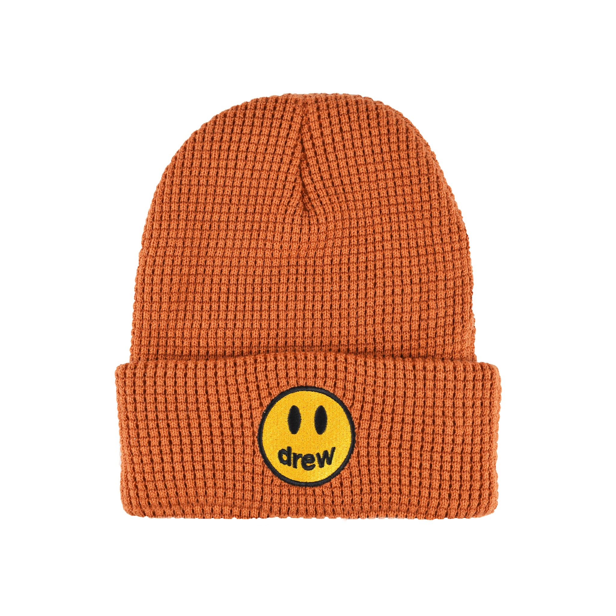 Drew House Mascot Waffle Knit Beanie - Burnt Orange | Points