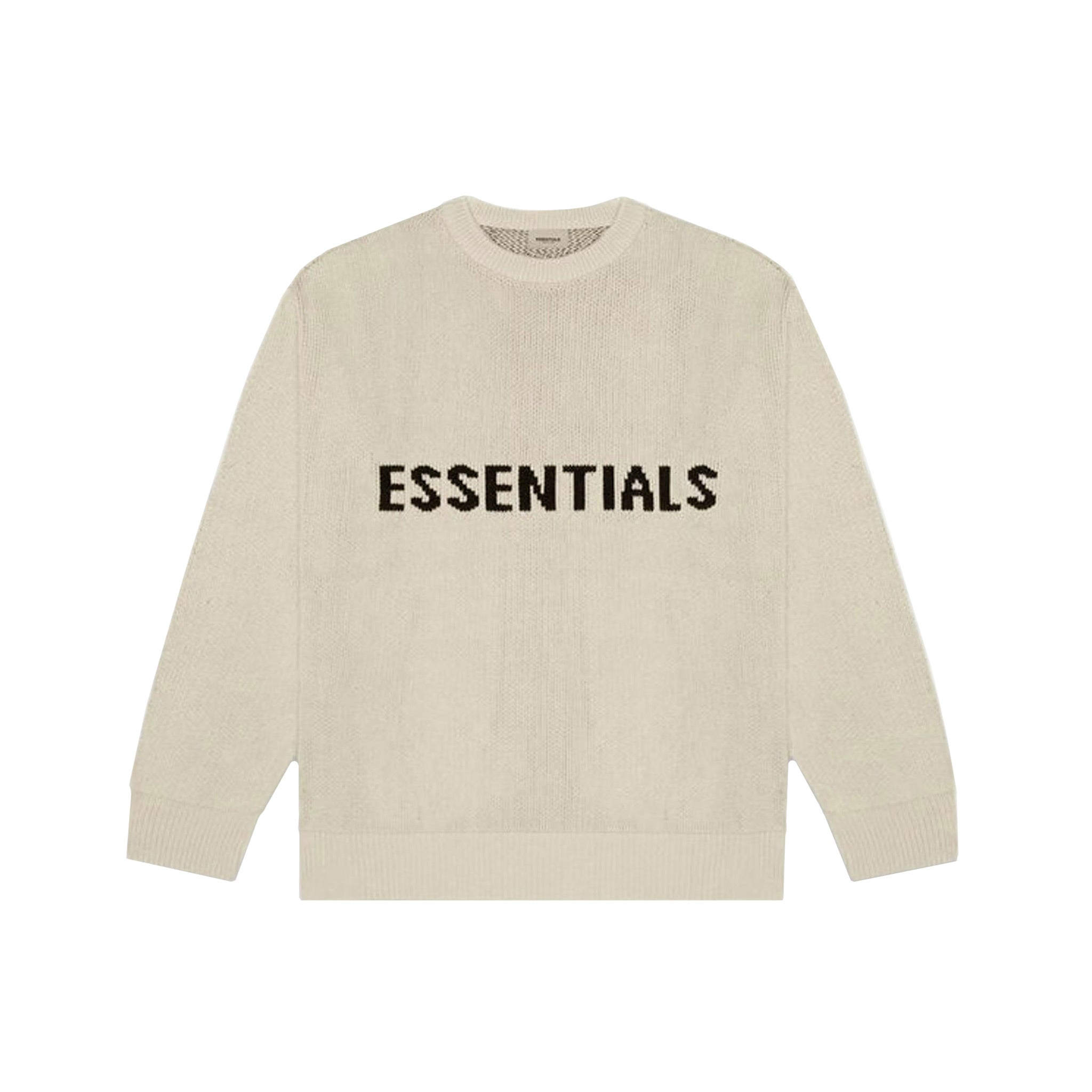 Fear Of God Essentials Knit Sweater SS21 - Beige Linen | Australia New Zealand