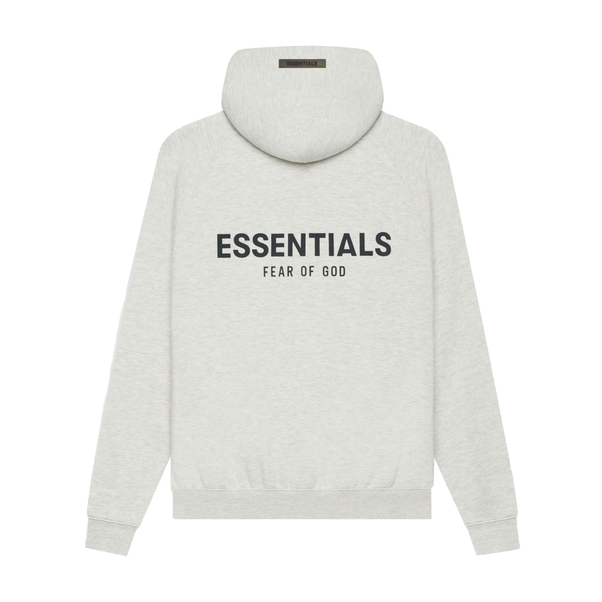 Fear Of God Essentials Pullover Hoodie SS21 - Heather Oatmeal BACK | Australia New Zealand