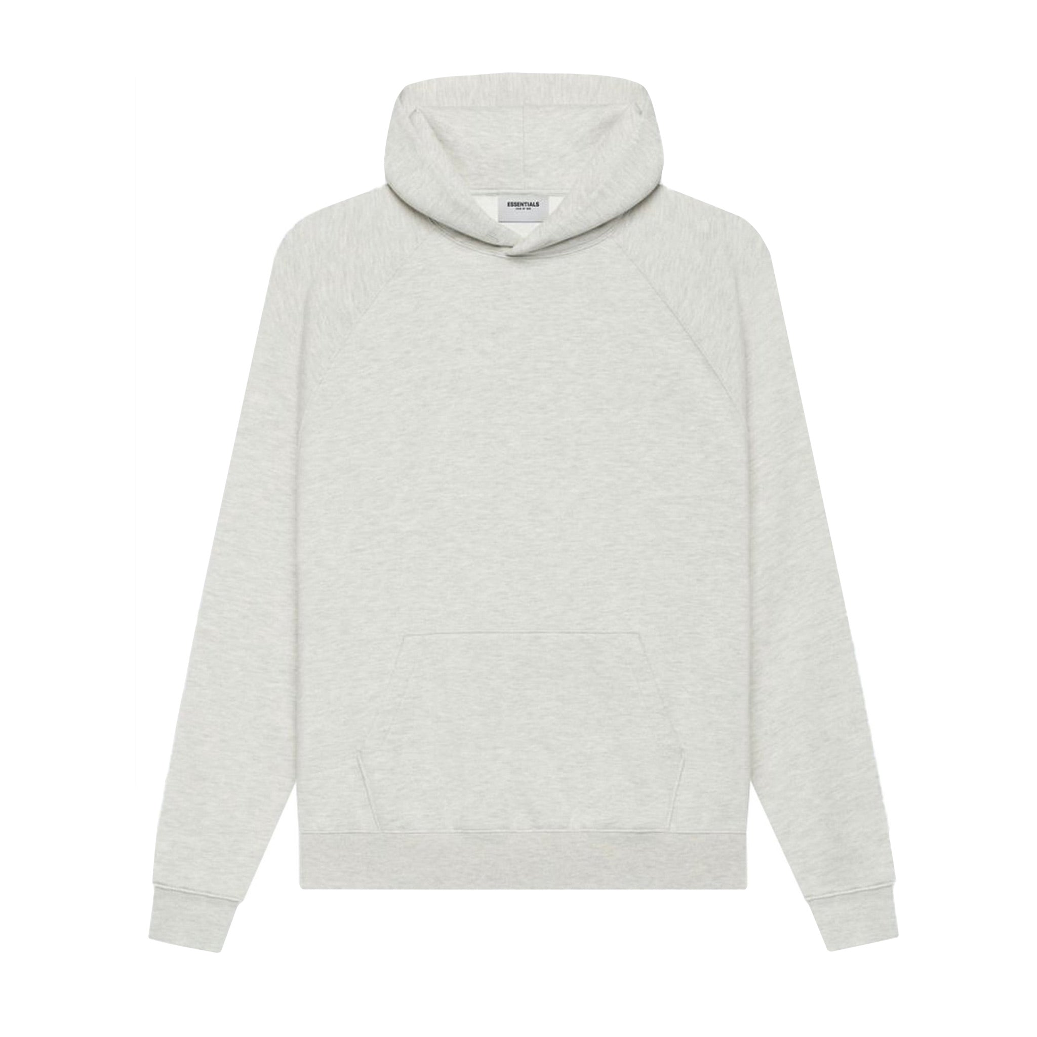 Fear of god essentials online pullover hoodie heather gre