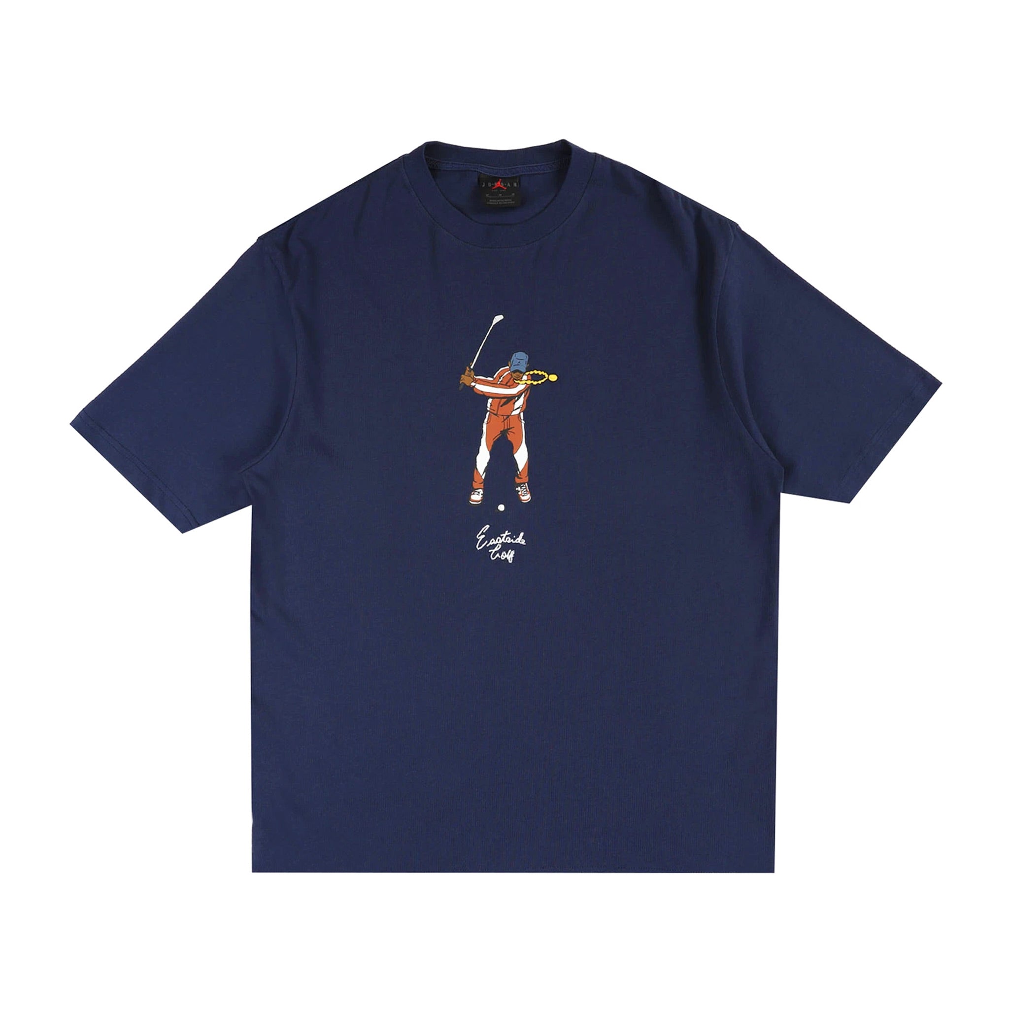 値下げ【レア】JORDANジョーダン × イーストサイドゴルフ Ｔシャツ 紺 M Jordan-x-Eastside-Golf-Tee-
