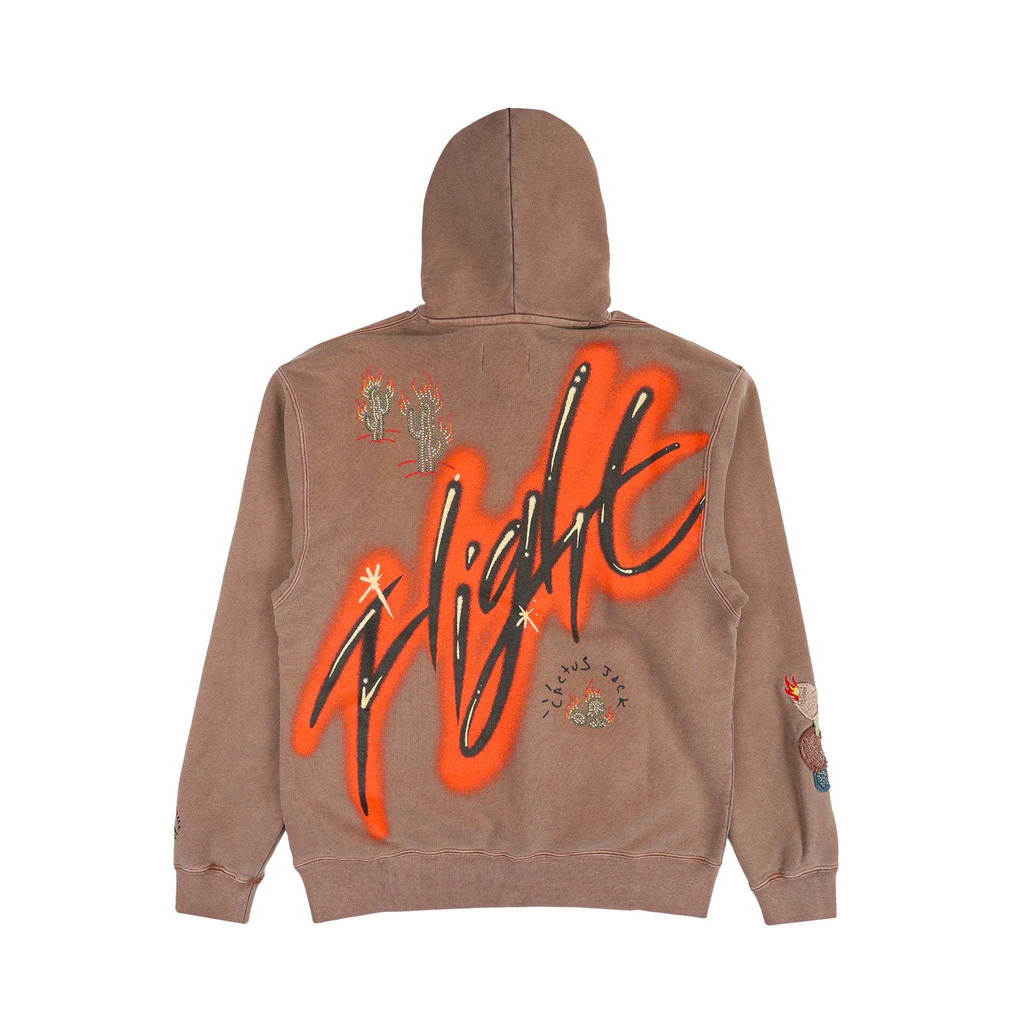 Jordan x Travis Scott Flight Hoodie Archaeo Brown Points Streetwear Store Brisbane